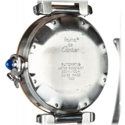 Cartier Vintage - Stainless Steel Pasha Automatic W31012H3 - Cartier Watch in Silver Gold - Luxury High Quality - Avvenice