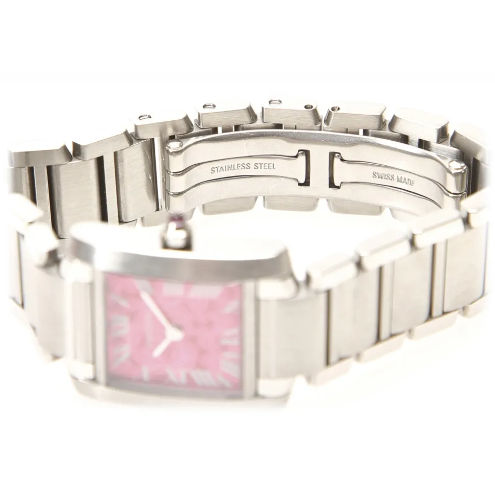 Cartier Vintage - Stainless Steel Tank Francaise Quartz Watch W51030Q3 - Cartier Watch in Stainless Steel - Luxury High Quality - Avvenice