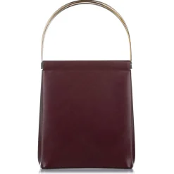 Cartier Vintage - Trinity Cage Leather Handbag - Red Burgundy - Leather Handbag - Luxury High Quality - Avvenice