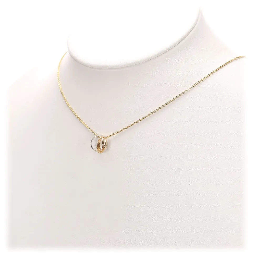 Cartier Vintage - Trinity Necklace - Cartier Necklace in White Gold 18k - Luxury High Quality - Avvenice