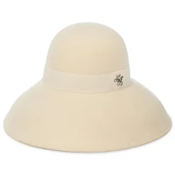Catalina Jacob - Natural Hat - White - Handmade in Italy - Luxury Exclusive Collection - Avvenice