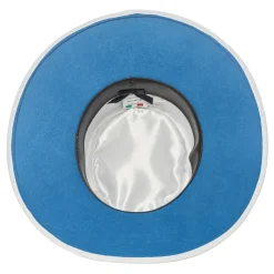 Catalina Jacob - Natural Hat - Blue - Handmade in Italy - Luxury Exclusive Collection - Avvenice