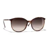Chanel - Butterfly Sunglasses - Tortoise Brown - Chanel Eyewear - Avvenice