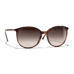 Chanel - Butterfly Sunglasses - Tortoise Brown - Chanel Eyewear - Avvenice