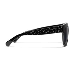 Chanel - Butterfly Sunglasses - Black Gray Gradient - Chanel Eyewear - Avvenice