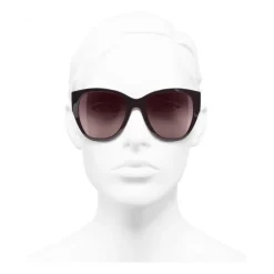 Chanel - Butterfly Sunglasses - Burgundy - Chanel Eyewear - Avvenice