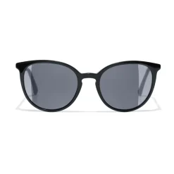 Chanel - Butterfly Sunglasses - Black Gray - Chanel Eyewear - Avvenice