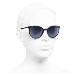 Chanel - Butterfly Sunglasses - Blue - Chanel Eyewear - Avvenice
