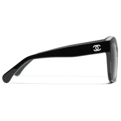 Chanel - Butterfly Sunglasses - Black Gray - Chanel Eyewear - Avvenice