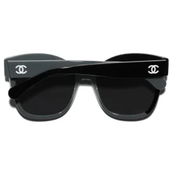 Chanel - Butterfly Sunglasses - Black Gray - Chanel Eyewear - Avvenice