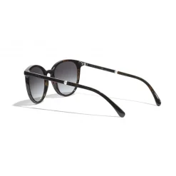 Chanel - Butterfly Sunglasses - Dark Brown Gray - Chanel Eyewear - Avvenice