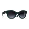 Chanel - Butterfly Sunglasses - Dark Green Gray Gradient - Chanel Eyewear - Avvenice