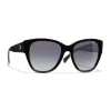 Chanel - Butterfly Sunglasses - Black Gray - Chanel Eyewear - Avvenice