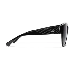 Chanel - Butterfly Sunglasses - Black Gray - Chanel Eyewear - Avvenice
