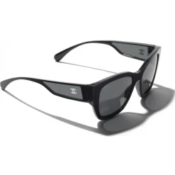 Chanel - Butterfly Sunglasses - Dark Blue Gray - Chanel Eyewear - Avvenice