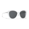 Chanel - Butterfly Sunglasses - White Gray - Chanel Eyewear - Avvenice