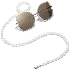 Chanel - Butterfly Sunglasses - Pink Brown - Chanel Eyewear - Avvenice