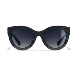 Chanel - Butterfly Sunglasses - Dark Blue Gradient - Chanel Eyewear - Avvenice