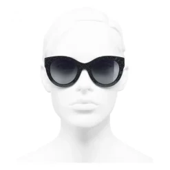 Chanel - Butterfly Sunglasses - Dark Blue Gradient - Chanel Eyewear - Avvenice