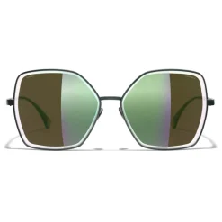 Chanel - Butterfly Sunglasses - Dark Green - Chanel Eyewear - Avvenice