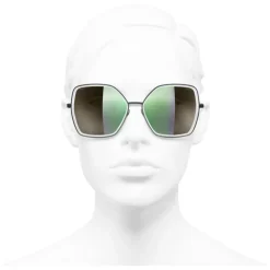 Chanel - Butterfly Sunglasses - Dark Green - Chanel Eyewear - Avvenice