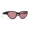 Chanel - Cat Eye Sunglasses - Burgundy - Chanel Eyewear - Avvenice