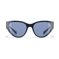 Chanel - Cat Eye Sunglasses - Dark Blue - Chanel Eyewear - Avvenice