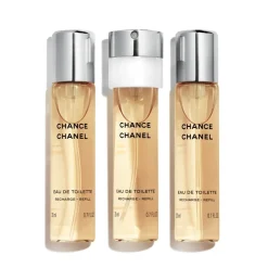 Chanel - CHANCE - Eau De Toilette Twist And Spray Recharge  - Luxury Fragrances - 3x20 ml - Avvenice