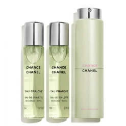 Chanel - CHANCE EAU FRAÎCHE - Eau De Toilette Twist And Spray - Luxury Fragrances - 3x20 ml - Avvenice