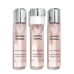 Chanel - CHANCE EAU TENDRE - Eau De Toilette Twist And Spray Recharge - Luxury Fragrances - 3x20 ml - Avvenice
