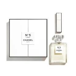 Chanel - N°5 - Coffret N°5 l'Eau 100 ml + Mini Twist and Spray 7 ml - Luxury Fragrances - Avvenice