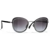 Chanel - Pantos Sunglasses - Silver Gray - Chanel Eyewear - Avvenice