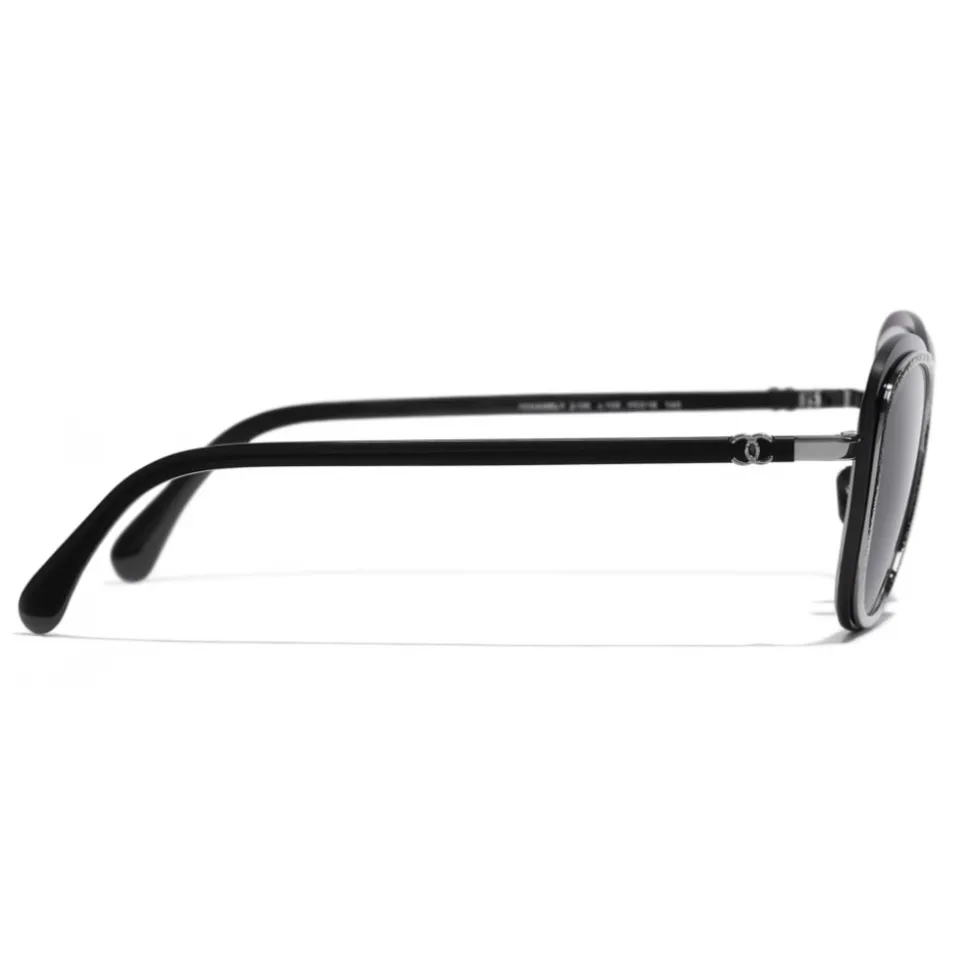 Chanel - Pantos Sunglasses - Silver Gray - Chanel Eyewear - Avvenice