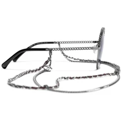 Chanel - Pantos Sunglasses - Silver Gray - Chanel Eyewear - Avvenice