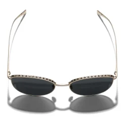 Chanel - Pantos Sunglasses - Gold Gray - Chanel Eyewear - Avvenice
