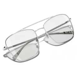 Chanel - Pilot Sunglasses - Silver Light Gray - Chanel Eyewear - Avvenice