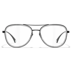 Chanel - Pilot Sunglasses - Black Transparent - Chanel Eyewear - Avvenice