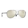 Chanel - Pilot Sunglasses - Silver White Gold - Chanel Eyewear - Avvenice