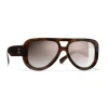 Chanel - Pilot Sunglasses - Tortoise Brown Mirror - Chanel Eyewear - Avvenice
