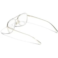 Chanel - Pilot Sunglasses - Gold Transparent - Chanel Eyewear - Avvenice