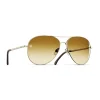 Chanel - Pilot Sunglasses - Gold Brown - Chanel Eyewear - Avvenice