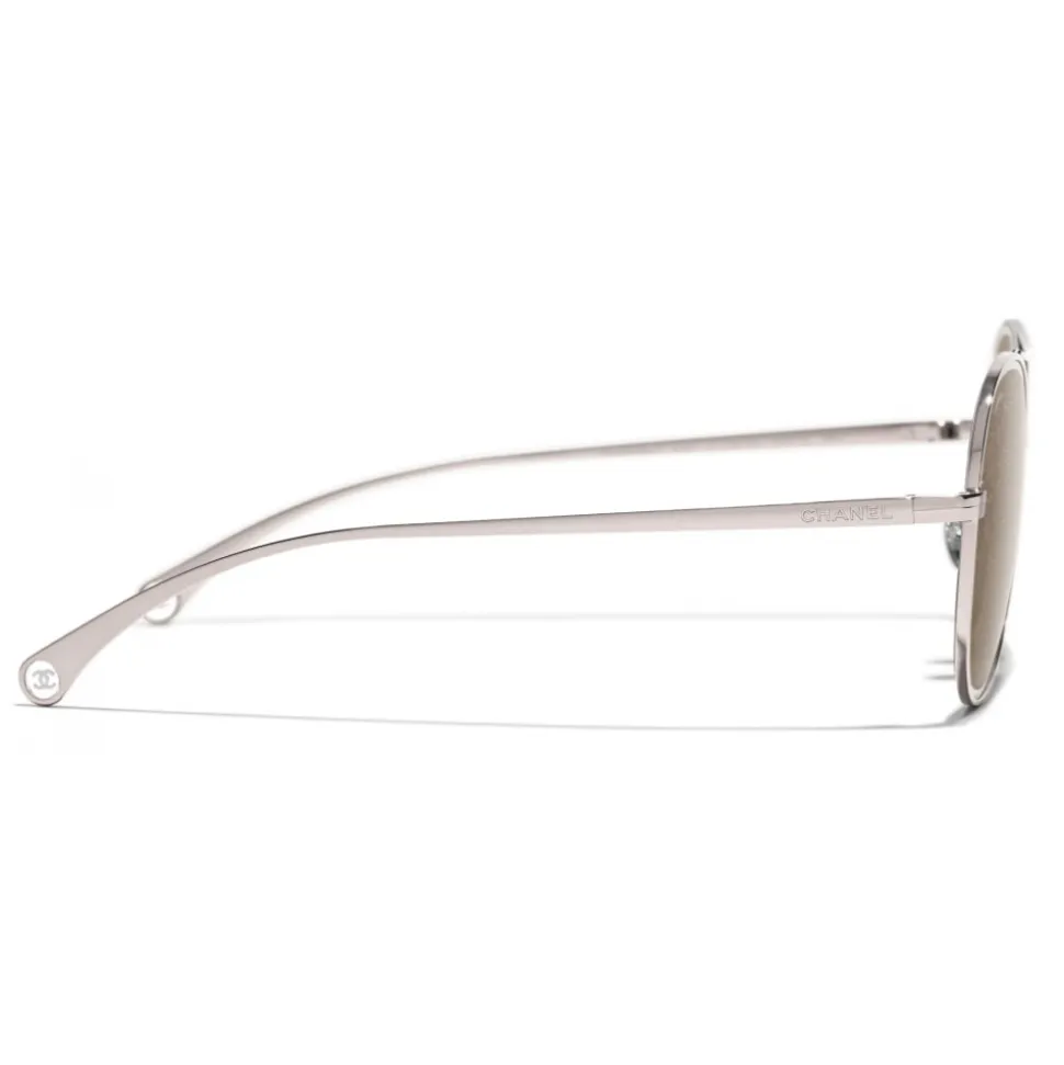 Chanel - Pilot Sunglasses - Pink Brown - Chanel Eyewear - Avvenice