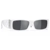 Chanel - Rectangle Sunglasses - White Gray - Chanel Eyewear - Avvenice