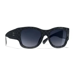 Chanel - Rectangle Sunglasses - Dark Blue Gradient - Chanel Eyewear - Avvenice