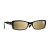 Chanel - Rectangle Sunglasses - Black Gold Glitter - Chanel Eyewear - Avvenice
