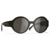 Chanel - Round Sunglasses - Brown - Chanel Eyewear - Avvenice