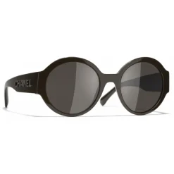 Chanel - Round Sunglasses - Brown - Chanel Eyewear - Avvenice
