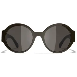 Chanel - Round Sunglasses - Brown - Chanel Eyewear - Avvenice