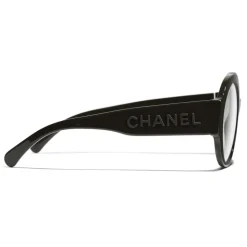 Chanel - Round Sunglasses - Brown Transparent - Chanel Eyewear - Avvenice