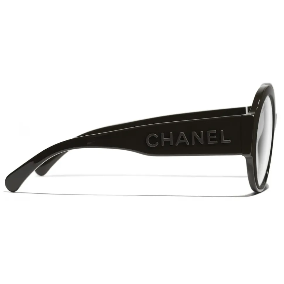 Chanel - Round Sunglasses - Brown Transparent - Chanel Eyewear - Avvenice
